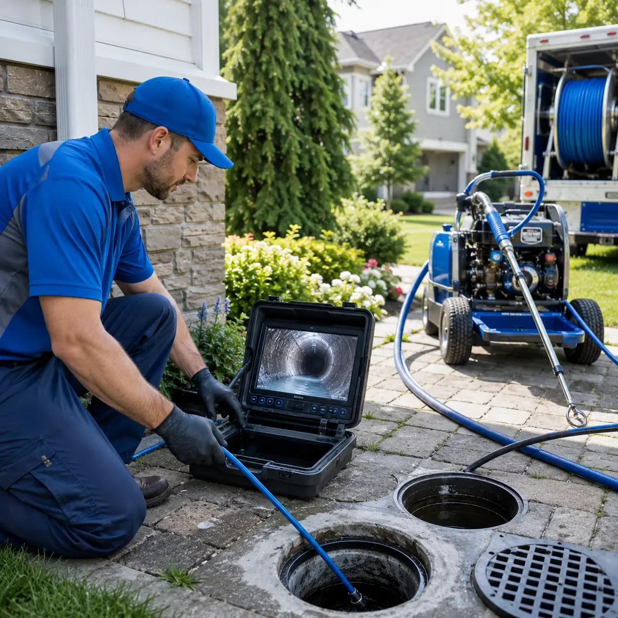 Outdoor drain cleaning professionals serving East Haddam, CT